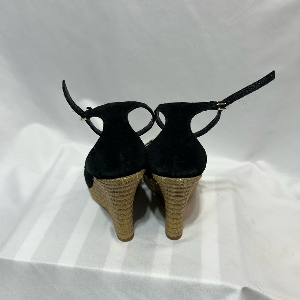 GUCCI espadrilles wedges with horsebit design and ankle strap. Size 8. B… - Picture 6 of 15